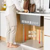 Estrutura de suporte extensível em aço inoxidável para pias de cozinha sob a bancada, evitando que a pia caia, com base quadrada e hastes de suporte fixas