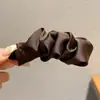 Pinza de Plátano Vintage con Estampado de Leopardo para Mujer, Pinza Giratoria de Alta Gama para Cola de Caballo, Elegante Accesorio para el Cabello para la Parte Posterior de la Cabeza que Añade Volumen