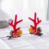 Novo Natal Antler Hairpin Acessórios de Cabelo Crianças Clip Girl Coreano Internet Celebridade Cartoon Elk Hairpin Acessórios de Cabelo Atacado