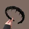 Diadema Negra Antideslizante con Dientes para Mujer, Pasador Especial para Lavarse la Cara, Nuevo Estilo 2026, Diadema para Lavar y Recoger el Cabello, Cinta para la Cabeza