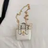 Bolsa Transversal de Mão Quadrada Pequena Estilo Coreano para Meninas 2025 Verão Novo Estilo Personalizada Clássica Infantil de Mão Ombro Transversal