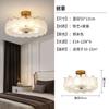 Lustre de Teto de Cristal Francês Moderno Simples Luz de Luxo Pérola Lâmpada Quarto Principal Vintage Creme Lâmpadas led para Quarto