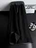 Calça de moletom xadrez patchwork estilo americano para homens, nova coleção 2026, de alta qualidade, modelagem solta, perna reta, calça longa casual versátil de perna larga