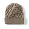 Gorro de Cachemira 100% Puro de Lujo Ligero de Gama Alta para Otoño e Invierno, Moderno y Cálido, Gorro Sencillo, Gorro de Lana a Prueba de Frío y Cálido