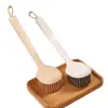 Herramienta Mágica para Limpiar Ollas, Cepillo de Mango Largo Específico para Cocina para Lavar Platos y Ollas, No Retiene Aceite, No Daña las Ollas, Cepillo Limpiador de Manchas Multifuncional