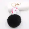 Bolsa de bola de pelo de unicornio de venta caliente transfronteriza llavero para coche colgante de mochila accesorios para mochila regalo colgante al por mayor