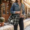 Bolsas para Mujer Transfronterizas, Moda de Alta Gama, Bolsos de Hombro Versátiles, Bolsos Tote Grandes de Capacidad Casuales y Sencillos, Bolsos Cruzados