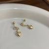 Brincos de personalidade de nicho com zircônia microincrustada, temperamento feminino, brincos de pino de prata de alta qualidade, brincos de borla de luxo leves e modernos
