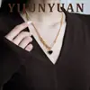 Retro Europeo y Americano Exquisito Moda Elegante Versátil Circonita Corazón Pin Cadena Collar Lujo Accesible Gama Alta Cadena para Clavícula