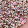 Rhinestones Rosa Cognac para Uñas Super Brillantes K9 Alta Calidad Rosa Claro Azúcar Grueso Cubo Corazón Inclinado Rhinestones Decoraciones para Uñas Mayoreo
