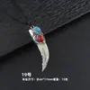 Collar Cruzado para Hombre Europeo y Americano Hip-Hop Retro Personalidad Colgante Diente de Lobo Cadena Larga para Suéter Joyería Lista para la Venta