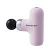 Pistola de Fascia Mini Deportiva y de Fitness Transfronteriza con Múltiples Cabezales Intercambiables, Masajeador Muscular, Pistola de Fascia para Masaje de Membrana Cervical, Personalizable