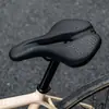 Sillín de Bicicleta Bicicleta de Montaña Cojín de Asiento Hueco Sillín de Carretera Accesorios de Tecnología Negra para Bicicleta Asiento de Bicicleta de Carretera
