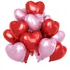 12 balões de amor dourados claros de 18 polegadas, festa de aniversário, aniversário de casamento, chá de bebê