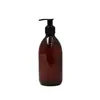Spot 300ml Gel de Ducha para Mascotas Desinfectante de Manos Jengibre Marrón Champú Botella de Plástico para Mascotas Material PCR