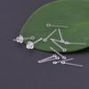 Pendientes Japoneses y Coreanos Sencillos Versátiles de Resina para Dormir Sin Quitarse los Pendientes Stud Transparente Invisible Accesorios de Pendientes para Estudiantes