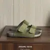 Medias Pantuflas Retro Estilo Birkenstock para Mujer, Calzado de Verano para Exteriores, Nuevo Modelo 2026, Sandalias Casuales de Suela Gruesa con Velcro, Zapatos de Playa