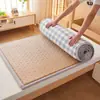 Colchão de Seda Gelada Individual para Dormitório Estudantil, Capa de Colchão Refrescante, Almofada Macia, Tapete Tatami, Protetor de Colchão para Uso no Inverno e Verão