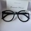 Nuevas Gafas Estilo Americano Chica Picante Dulce Fresco Gatito Lindo Lazo Versión Coreana Ins Ovaladas Marco Negro para Mujeres con Miopía