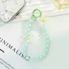 Pulsera de Cuentas de Gama Alta DIY Lanyard para Teléfono Cadena para Teléfono Accesorios de Perlas Cuerda de Mano para Mujer Colgante Lanyard Estilo Fresco