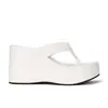 Chanclas de Plataforma con Cuña de Cuero Genuino para Mujer Bajita, Estilo Nuevo 2026, Aumentadoras de Altura, Suela Gruesa, para Verano al Aire Libre