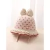 Gorro de Bebé Otoño Niños Gorro de Lana para Niños Bebé Niña Gorro de Pescador para Bebé Gorro de Lana Tejido Cálido para Bebé Gorro de Princesa Invierno Lindo