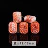 Jingde joyería jade rojo del sur natural tallado cuentas sueltas individuales accesorios garra de gato valiente cuentas para joyería diy al por mayor