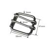 Hebilla de Cinturón de Acero Inoxidable Hebilla de Cinturón 6cm Cinturón de Fitness Hebilla de Doble Pasador Soldadura Sin Costuras Hebilla de Seguridad Hebilla