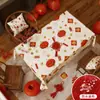 Toalha de Mesa Vermelha de Ano Novo Estilo Chinês Decoração Festiva Mesa de Banquete Mesa de Centro Toalha de Mesa Auspiciosa Toalha de Mesa Impermeável