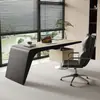 Lámpara de Escritorio Minimalista Italiana Lujo Moderno Estudio Escritorio de Escritorio para Computadora Hogar Banco de Trabajo de Cuero de Silla Escritorio de Oficina