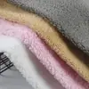 En Stock Tela de Algodón Felpudo de una Cara 280g Manta para Mascotas Lisa de Doble Cara Pijamas de Felpa Tela de Terciopelo Ártico