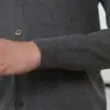 Cardigã de Malha com Gola V Masculino Primavera e Outono Solto Estilo Coreano Jaqueta Suéter Elegante Tamanho Grande Estilo College Cor Sólida Suéter Simples