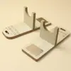 Soporte de Madera Maciza Base Fija con Cabezal de Fusión en Caliente Herramienta Accesorios Soporte Universal Engrosado Anti-quemaduras Pistola de Fusión en Caliente