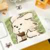 Cartoon bonito cão mouse pad tamanho pequeno computador tapete de mesa tapete de jogo antiderrapante borda bloqueio engrossado internet café e-sports tapete de mesa
