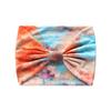 Banda elástica para el cabello de 18 cm de ancho con efecto tie-dye, ideal para yoga, deportes y absorción del sudor, estilo europeo y americano.