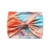 Diadema Tie-Dye Versión Amplia Europea y Americana de 18 cm de Ancho, Diadema Deportiva de Yoga Color Arcoíris, Diadema Elástica Absorbente de Sudor para Mujer