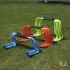 Estante de vallas, Salto de agilidad, Set de vallas pequeñas curvas, Valla de agilidad, Equipo de entrenamiento de fútbol, Set de obstáculos de vallas