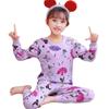 Ropa de otoño para niños, pantalones largos de algodón puro, ropa interior para niños y niñas, traje de dibujos animados para niños, otoño e invierno, nuevo conjunto de dos piezas.