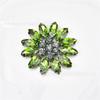 Venta Directa de Fábrica Hebilla de Diamantes de Imitación Ojo de Caballo Colorida Decoración de Broche de Flor para Traje Vestido Accesorios de Hebilla para Zapato Bolsa DIY