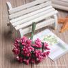 Material de ramo artificial flor nupcial flor de foto personal flor diy centro de flor borla de estrella artificial 12 flores por ramo
