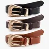 Novo Cinto Feminino Simples Estilo Old Money Liga de Alumínio Rosqueada para o Dia a Dia Casual Versátil Cinto Decorativo para Jeans Feminino