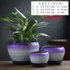 Maceta al por mayor Cerámica Hogar Grande con Bandeja Cerámica Gruesa Creativa Personalizada Pothos Simple Suculenta Maceta Pequeña