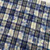 Tela de Cuadros Teñida en Hilo de Primavera y Verano en Stock con Técnica de Renderizado de Estilo Desgastado, Camisa Unisex de Marca de Moda Tela de Cuadros
