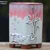 Vaso de cerâmica carnudo, planta de cerâmica, cerâmica retrô, areia roxa, atacado, simples, criativo, grande, pequeno, vaso de cerâmica, especial, desktop