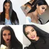 Comércio Exterior Transfronteiriço da Amazon Novo Moda Europeia e Americana Peruca Quente Cabelo Longo Liso Renda Frontal Cobertura Completa da Cabeça