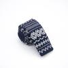 Nueva corbata de lazo tejida de lana para hombre, corbata plana, versión coreana de 5 cm de ancho, corbata tejida estrecha, venta al por mayor de fábrica de Shengzhou