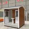 Contenedor Baño Móvil Ducha Personalizable Habitación Integrada Área Escénica al Aire Libre Sitio de Construcción Baño Sencillo Baño Público Ecológico