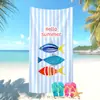 Toalla de Playa Azul Minimalista Artística Más Vendida en Amazon Transfronterizo Toalla de Baño con Estampado Creativo de Bikini
