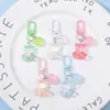 Llavero de Oso de Resina Estilo Ins Lindo Llavero de Oso Corazón Colgante para Bolso Joyería de Cuentas DIY Colgante Venta al por Mayor
