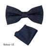 Corbata Vintage para Hombre de Negocios Pañuelo de Bolsillo Traje Camisa de Vestir Lazo Cuello Poliéster Patrón Roto Lazo